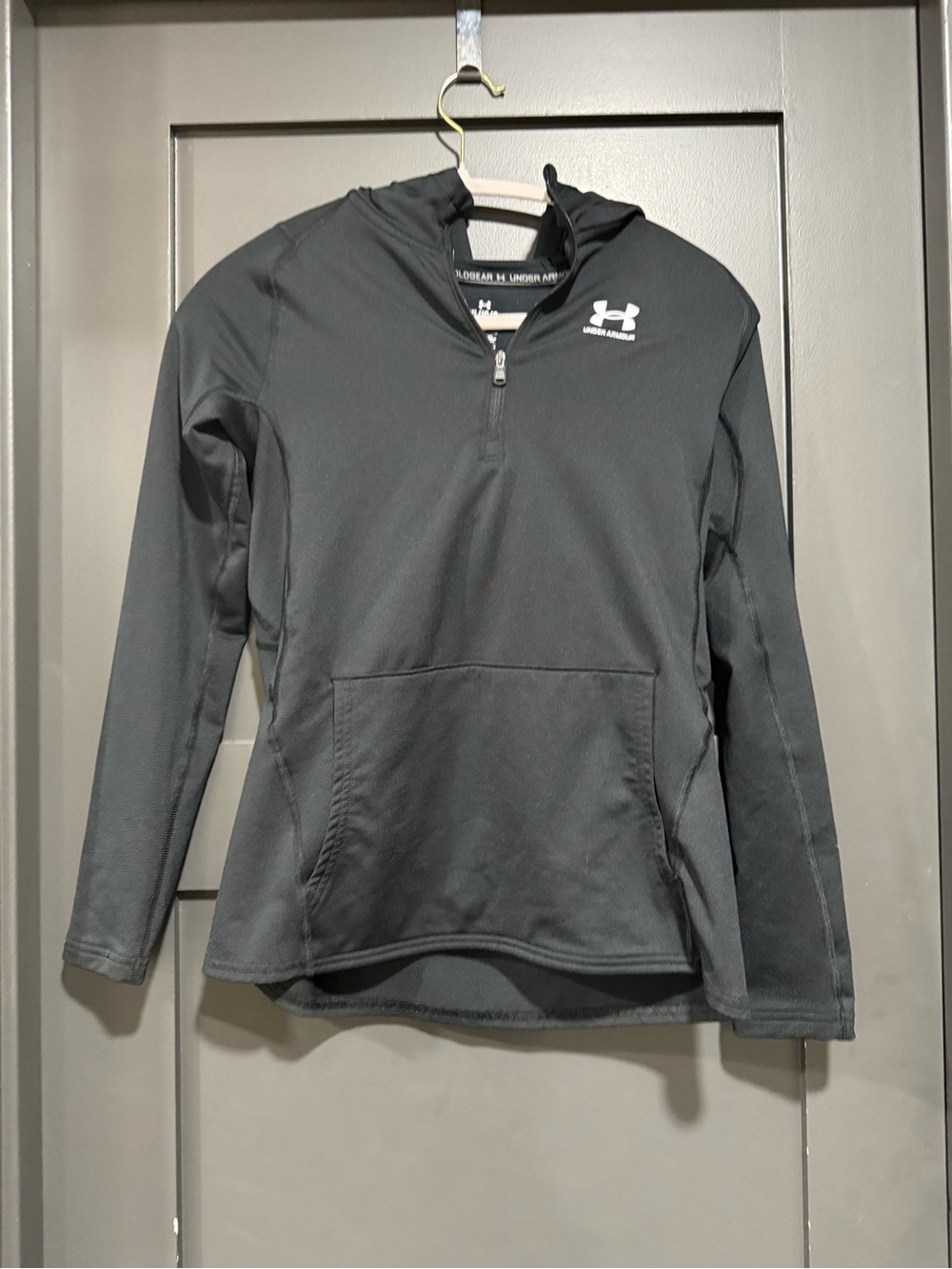 Under Armour Black Quarter-Zip Pullover Hoodie